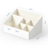 Caixa Organizadora Multifuncional de Plástico para Mesa de Escritório, Quarto de Dormitório, Sala de Estar, Caixa de Armazenamento para Cosméticos