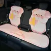 Nueva almohadilla para asiento de coche de Blue Rain, una almohadilla universal para asiento de coche para todas las estaciones, de una sola pieza, con un diseño de panal de seda de hielo de dibujos animados.