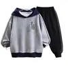 Conjunto Elegante de Dos Piezas con Sudadera Nezha de Manga Larga para Niños, Primavera y Otoño 2026, Nuevo y de Moda, para Niños Mayores