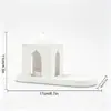 MM3D004-017 Ornamento de castiçal luminoso do Oriente Médio transfronteiriço, luz de velas em tons quentes, cria um ambiente atmosférico, decoração de mesa