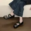 Nuevos zapatos Mary Jane retro de otoño estilo francés, bailarinas con tacones bajos, suelas blandas, punta redonda 2026, cómodos