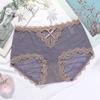 Bragas Sexy Transparentes de Encaje Hueco de Malla de Alta Calidad, Transpirables, de Secado Rápido, Ultra Delgadas, de Cintura Media, para Cadera, Tallas Grandes para Mujer