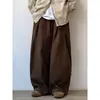Calça Jeans Casual Retrô Japonesa Solta Reta Maillard 2025 Nova Moda Primavera e Outono Marca Todas as Ocasiões Perna Larga para Homens e Mulheres