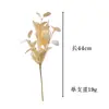 Série de Outono de Flores Artificiais de Lírio Pequeno, Flores Artificiais, Folhas de Eucalipto, Botões Tenros, Estacas, Decoração de Casa, Adereços de Casamento