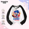 Camiseta de Manga Larga para Niño Sonic the Hedgehog Ropa de Bebé Camisetas de Primavera y Otoño para Niños Tops de Algodón Puro para Niños Grandes