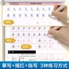Lu Zhongnan Libro Guion Regular Nivel Principiante Dominio Rápido Práctica Caligrafía con Bolígrafo Duro Hojas de Práctica para Calcar Estudiante Adulto Libro de Práctica Diaria