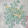 Piezas Faciales de Anillo de Vidrio al por Mayor, Materiales para Incrustar de Pasadores y Adornos para el Cabello Hechos a Mano para DIY, Componentes para Hacer Accesorios Hanfu de Estilo Antiguo