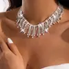 Set de Joyería Versátil con Pendientes de Botón Ajustables y Collar con Colgante Redondo de Pedrería Transfronterizo Europeo y Americano Estilo Palacio Retro