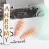 Arte de Uñas Aleación Remache Letra Oro Plata Lentejuelas para Uñas ANRSMY Oro Antiguo Plata Aleación Joyería para Arte de Uñas