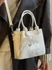Bolso pequeño súper popular para el trabajo, nuevo de verano 2026 para mujer, patrón tejido de nicho, bolso cruzado de hombro único tipo cubo