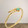 Pulseira Nova de Aço Titânio Transfronteiriça para Mulheres, Joia de Unha de Trevo de Quatro Folhas que Não Desbota, Pulseira de Aço Inoxidável, Sensação de Luxo Leve e de Alta Qualidade