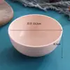 Bol de Plástico Escandinavo Bol de Trigo Bol de Paja Bol para el Hogar Bol Regalo Creativo Bol para Cereal y Fideos Instantáneos Bol de Arroz para Oficinista Grande