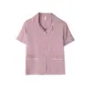 Ayer 1 pijama de algodón modal para mujer, cárdigan de manga corta, ropa de casa, primavera y verano, talla grande XXL, delgado RC