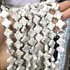 Ágata de cristal Trevo contas soltas faça você mesmo grampo de cabelo acessórios de cabelo pulseira acessórios de colar contas de Trevo semiacabadas atacado