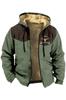 Ropa Exterior de Algodón de Terciopelo Grueso para Invierno para Hombre con Forro de Doble Capa Ropa Exterior de Algodón de Terciopelo Grueso Chaqueta de Algodón Cálida 2024