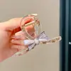 Presilha de garra de cabelo de tamanho médio para mulheres, presilha de cabelo de alta qualidade, ferramenta de fixação de rabo de cavalo alto, acessório de cabelo, presilha de tubarão para a parte de trás da cabeça
