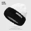 Gorro de Punto de Invierno y Otoño para Mujer con Cabeza Grande, Gorro Cálido y Esponjoso Postparto
