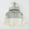 Ropa Piel de Bebé Verano Delgada Transpirable Infantil Clase A Abrigo Niños Niñas Estilo Coreano Sudadera con Capucha Ropa de Bebé