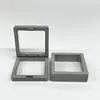 Caja transparente de suspensión de PE para joyería, caja de almacenamiento de joyas, caja de embalaje para anillos, collares, joyas, caja de cajón para regalos, venta al por mayor