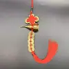 Promoção quente latão cabaça cobre puro cinco imperadores moeda cobre pingente barraca de carro viagem de carro pingente de lembrança