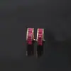 Europa y Estados Unidos nuevo pendiente de clip para oreja femenino personalidad diamante circonita de color tipo C pendiente de clip para oreja moda joyería para oreja sin perforación fabricantes al por mayor
