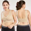 Chaleco Deportivo de Capa Única Transfronterizo Sin Almohadillas en el Pecho Envoltura de Pecho para Dormir Yoga Cómodo Transpirable Chaleco Sujetador Deportivo