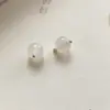 Botón de Vidrio Calabaza Dosel Flor de Loto Jade Botón de Perla Pequeña Botón Seguro Cheongsam Antiguo Traje Tang Hanfu Prenda Lista para Usar Mujer