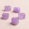 Beibeifu amatista natural gran valiente hilo tallado colgante cristal pequeño DIY pulsera fábrica venta al por mayor