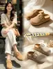 5.1 Oferta Especial~Chinelos Birkenstock Fechados com Solado Grosso de 5cm para Mulheres, Novos Mocassins Vintage Macios com Solado Plano 2026