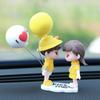 Celebriedade da Internet Enfeites de Carro Atacado Carro Acessórios de Carro Boneca Casal Fofo Beijo Decoração de Carro Elétrico Enfeites