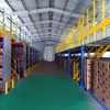 Fábrica de prateleiras de mezanino Zhaoqing, plataforma de aço de mezanino de dois andares para construção de escritórios, viga I industrial de alta resistência para carga