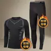 Calça legging térmica masculina, justa, quente, elástica, extra longa, versão fina de inverno com fleece, calça de fio shark Barbie extra elástica para meninos