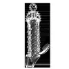 Funda de Silicona Artificial para Pene Tomahawk para Uso Masculino con Dientes de Lobo, Vibración con Control Remoto, Funda de Pene Masculino Engrosada y Alargada, Juguete Sexual para Adultos