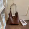 Bolsa de Viagem Retro de Grande Capacidade 2026 Novo Outono Único Ombro Sob o Braço Alta Aparência Textura Trançada Bolsa Tote para Mulheres