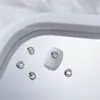 1000 Piezas de Decoraciones de Moños para Uñas de Aleación Mixta, Moños de Cinta Huecos, Pedrería Plateada para Uñas, Al por Mayor