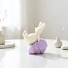 Molde de Silicona Huevo de Pascua Encaje Coloreado Conejo Peter Rabbit Retro Vela de Aromaterapia Yeso Fondant Adornos Molde