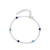 Pulsera de Plata de Ley S925 Color Tesoro Estilo Francés de Nicho para Mujer, Lujo Ligero, Elegante, Exquisita, Gama Alta, Ajustable