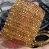 Pulsera de Cuentas Facetadas Planas de Citrino Brasileño Natural para DIY Joyería Original Pulsera de Cuentas Planas Facetadas Pulsera para Regalar