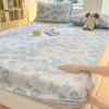 Sábana de Cama de Terciopelo de Leche Tallada Engrosada de Invierno, Pieza Única, Cubre Cama Cálido Forrado de Felpa, Protector de Colchón Simmons de Terciopelo Coral