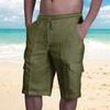 Pantalones Cortos de Trabajo con Múltiples Bolsillos y Tirantes de Verano para Hombre Transfronterizos Europeos y Americanos AliExpress Amazon Pantalones Cortos de Playa para Hombre