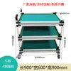 Carrito de transferencia de barrera antiestática estantería de materiales de taller multicapa carrito de herramientas móvil banco de trabajo de tubería lean carrito pequeño