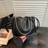 Bolso de Diseño Nuevo y de Nicho para Mujer 2026 Bolso de Hombro con Cadena Plisada de Moda y Estilo Bolso Cruzado Retro de Verano