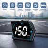 HUD Universal display de cabeça, velocímetro de carro de modo duplo GPS Beidou, projeção de alta definição, interface OBD, alarme de excesso de velocidade, estilo minimalista