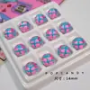 [Serie Púrpura] Joyería Hecha a Mano con Cuentas DIY Accesorios para Cadena de Teléfono Móvil Material de Cuentas Sueltas Colección de Cuentas Hechas a Mano del Mismo Color