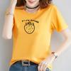 2895# camiseta de manga corta mujer holgada estudiante versión coreana (95 algodón 5 spandex) (código XXL agregado)