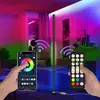 Lámpara de pie Symphony con Control Remoto de App Inteligente, Regulable, Luz Ambiental de Pie Minimalista Moderna, Luz con Sensor de Ritmo Musical