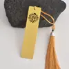 Marcadores de Latón Huecos, Souvenirs Personalizados para Actividades Estudiantiles, Marcadores Corporativos Grabados con Patrón de Nube para la Temporada de Graduación