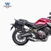 Coche muscular Wolf es adecuado para Honda CB650R 2020 bolsa lateral bolsa lateral caja lateral retro modificación bolsa para casco liberación rápida