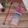 Bolsa Impermeable para Teléfono Móvil, Alta Transparencia, Compatible con Pantalla Táctil, Estuche Sellado para Colgar del Cuello, Resistente a Salpicaduras, Estuche Protector para Teléfono para Buceo, Natación, Rafting