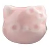 Accesorios para Joyería DIY Cabeza de Gato de Dibujos Animados Cuentas de Cerámica Pulsera de Gatito con Agujero Recto Pulsera Paquete de Materiales para Pulseras Hechas a Mano